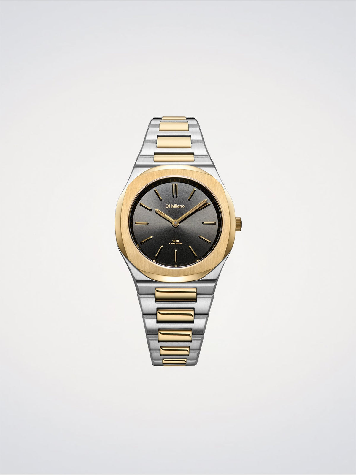 D1 Milano Ultra Thin 1970 Tone Mellow D1-UHBL03 - Orologio Donna Bicolore Nero 34mm