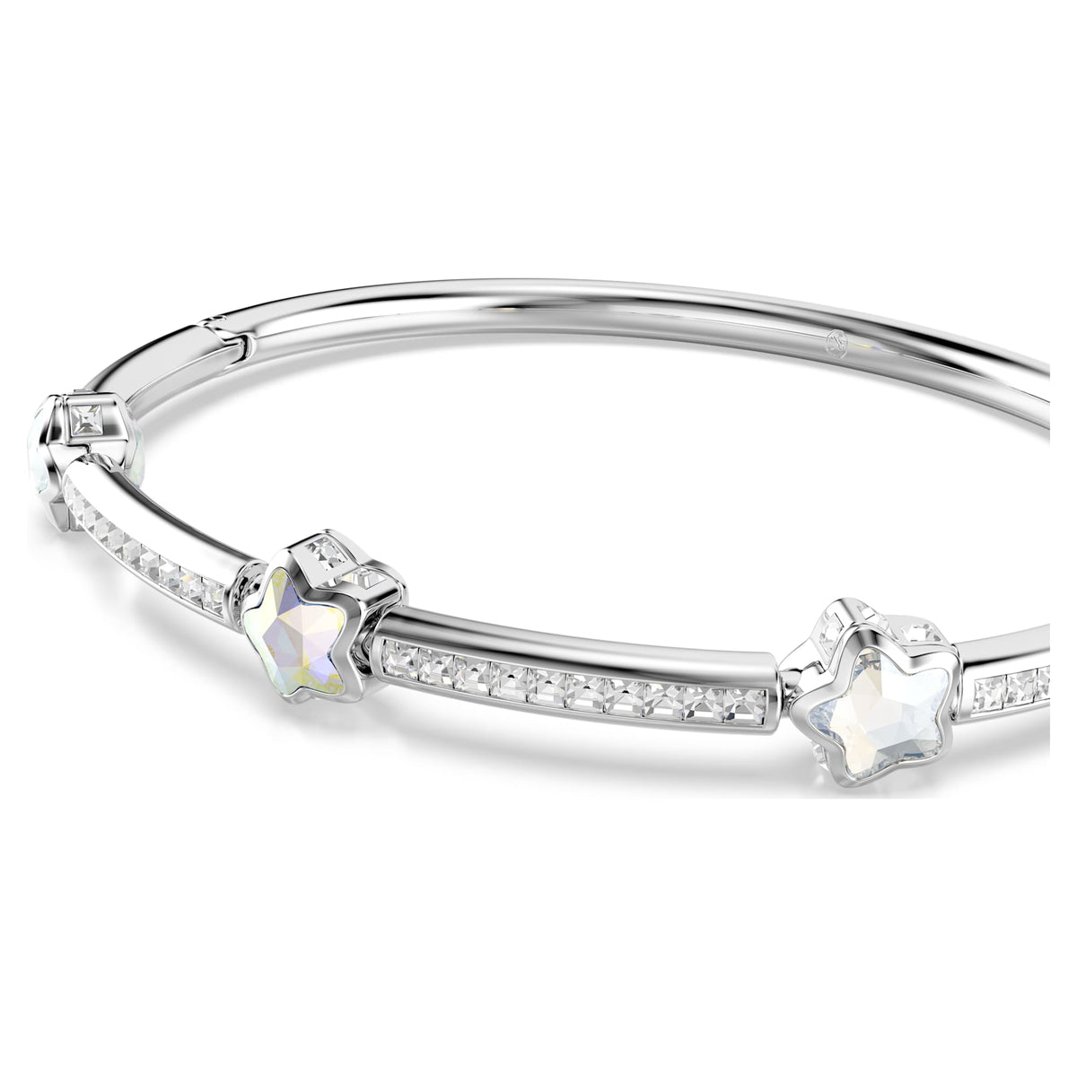 Bracciale rigido Chroma, Multicolore, Placcato rodio - M
