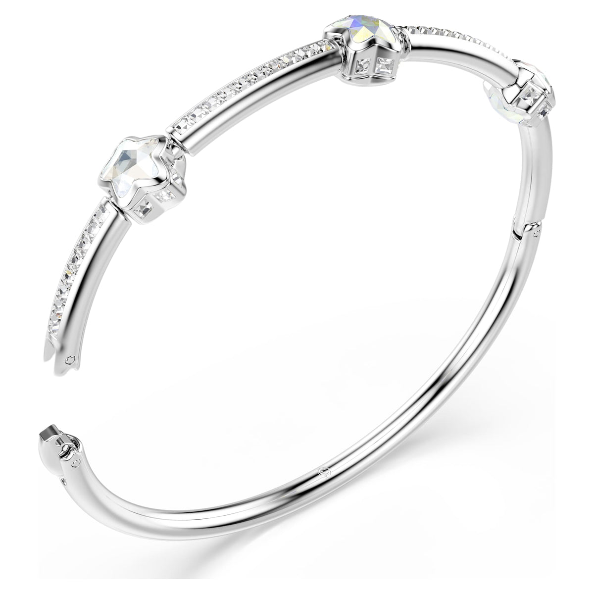 Bracciale rigido Chroma, Multicolore, Placcato rodio - M
