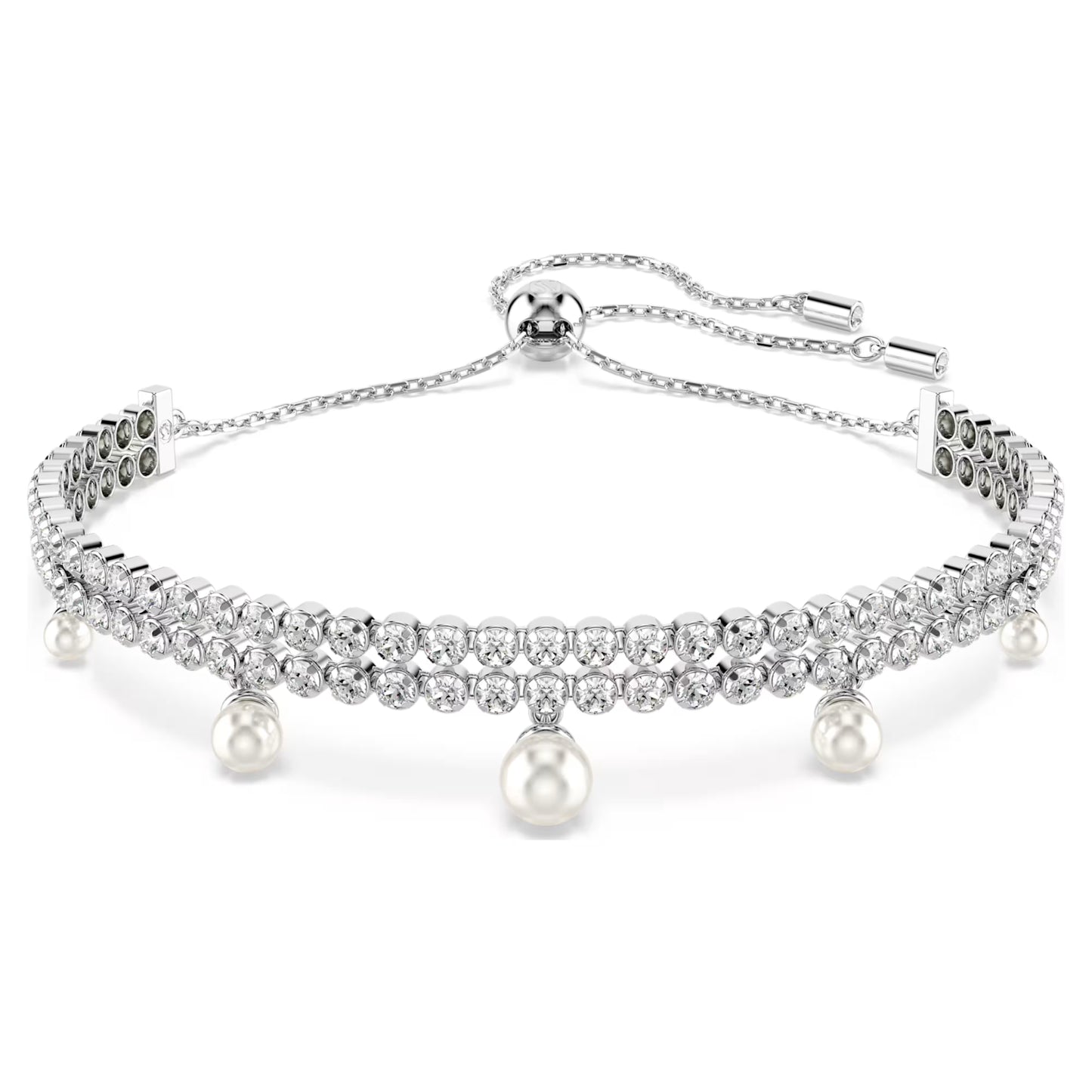 Braccialetto Ariana Grande x Swarovski Crystal Pearl, Taglio Round, Bianco, Placcato rodio 5720870