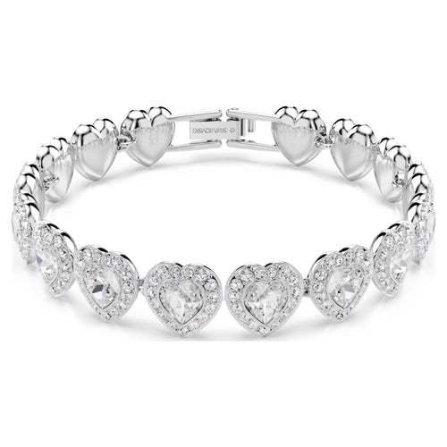 Braccialetto Ariana Grande x Swarovski Taglio misto, Cuore, Bianco, Placcato rodio 5720860