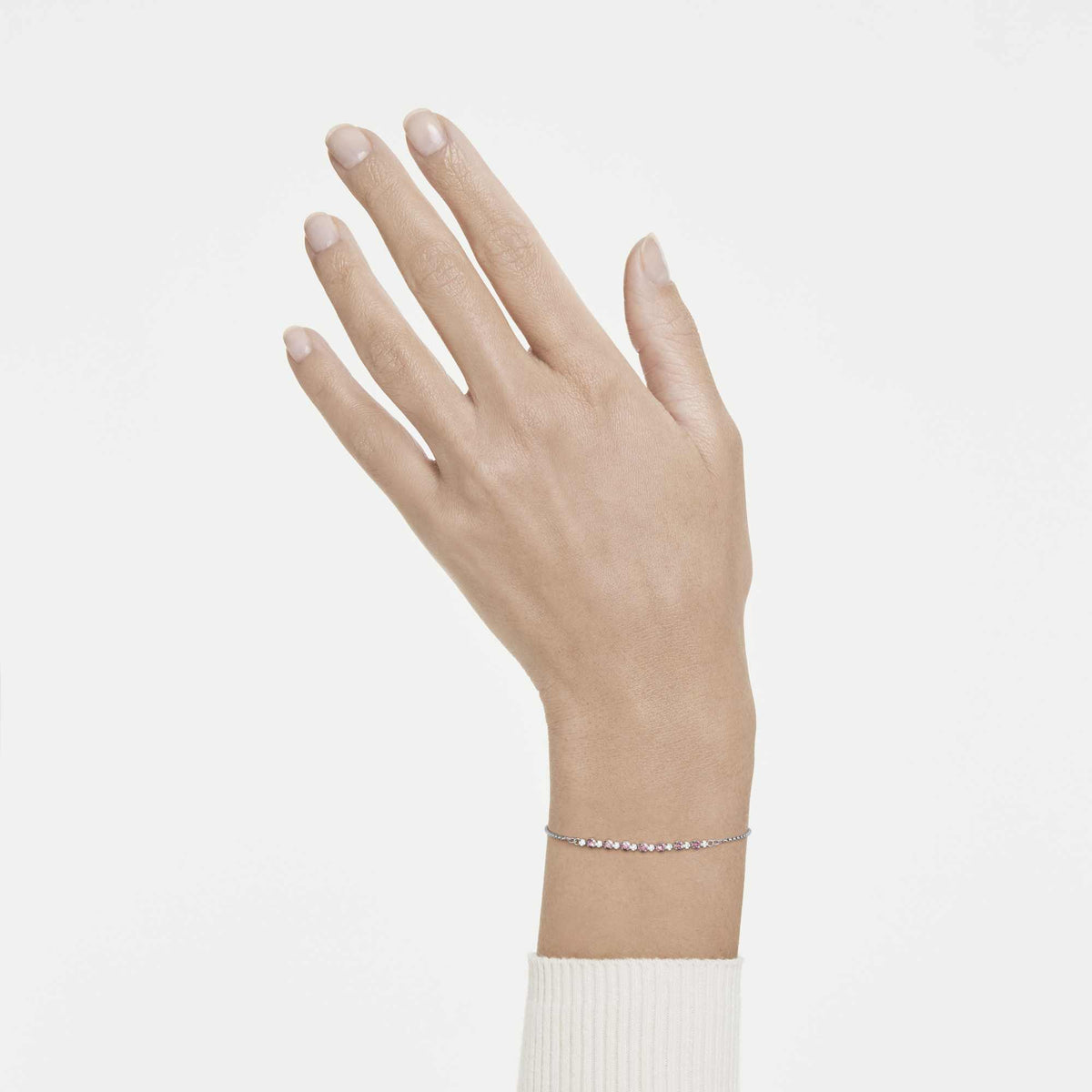 Bracciale Matrix, Rosa sfumato, Placcato rodio