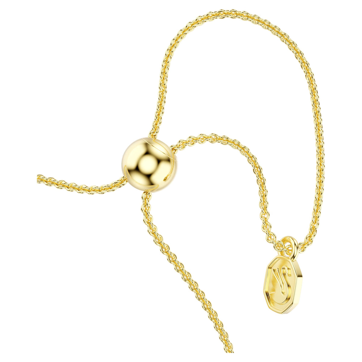 Bracciale Mesmera, Bianco, Placcato oro