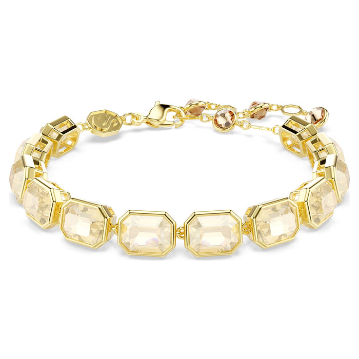 Braccialetto Millenia, Taglio ottagonale, Caramello, Finitura oro 18K