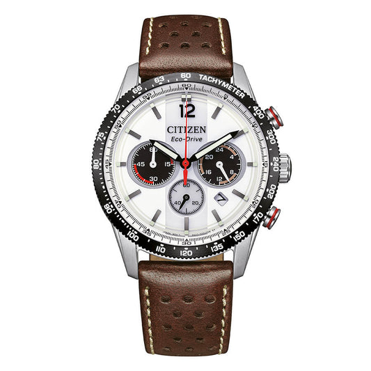 Citizen Racing Crono Eco-Drive CA4714-04A Bianco