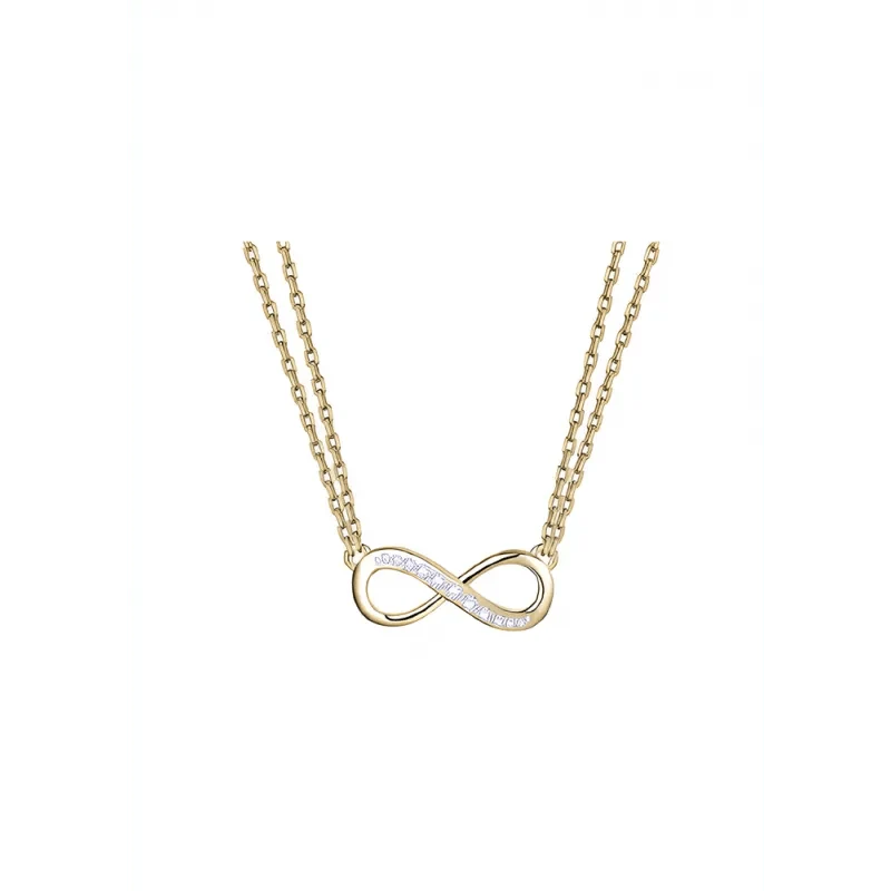 Collana Infinito Dorata con Zirconi Liu Jo LJ2514 - foto 1