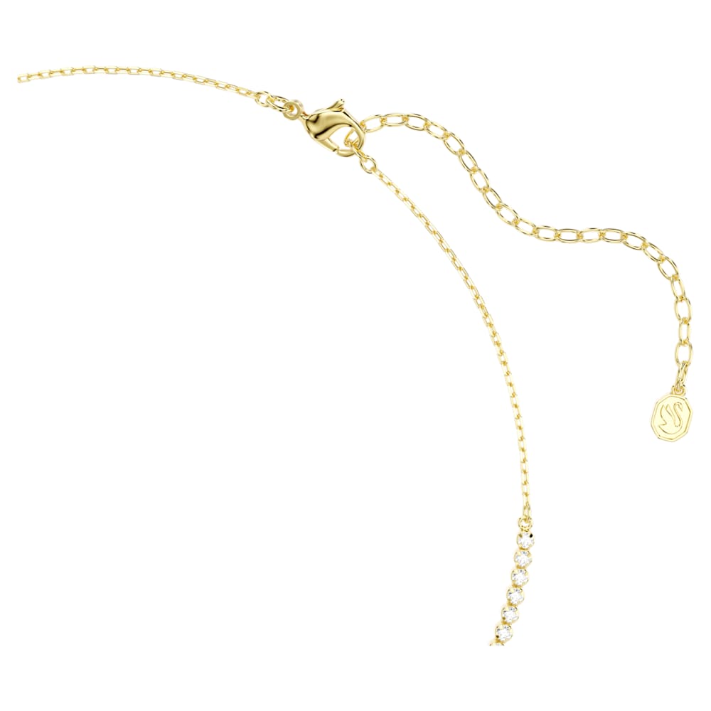 Collana Mesmera, Taglio misto, Bianca, Finitura oro 18K