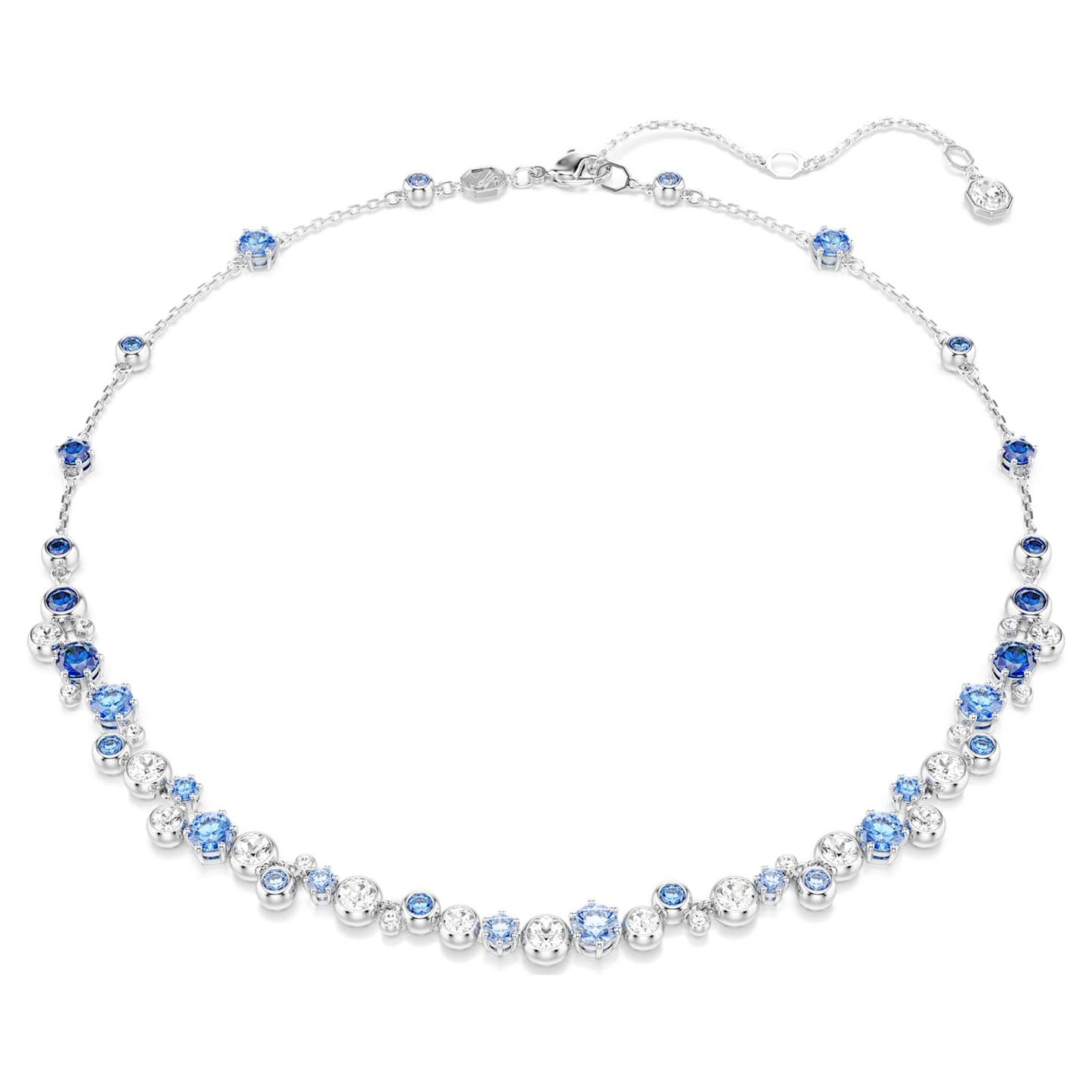 Collana all-around Constella, Taglio Round, Blu, Placcato rodio - foto 2
