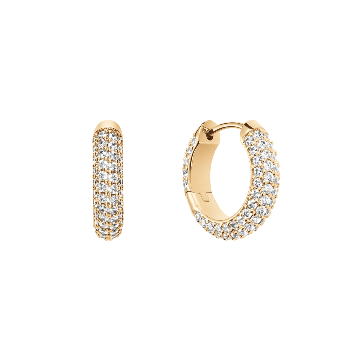 Daniel Wellington Pave Crystal Orecchini Gold