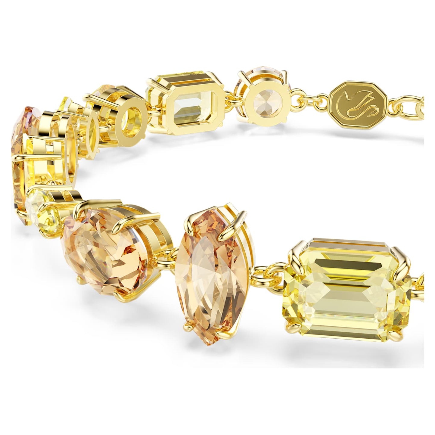 Bracciale all-around Gema, Taglio misto, Placcato oro - foto 3