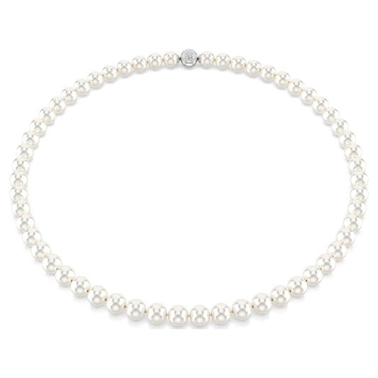 Collana all-around Matrix, Perle, Magnetica, Bianco, Placcato rodio - foto 2
