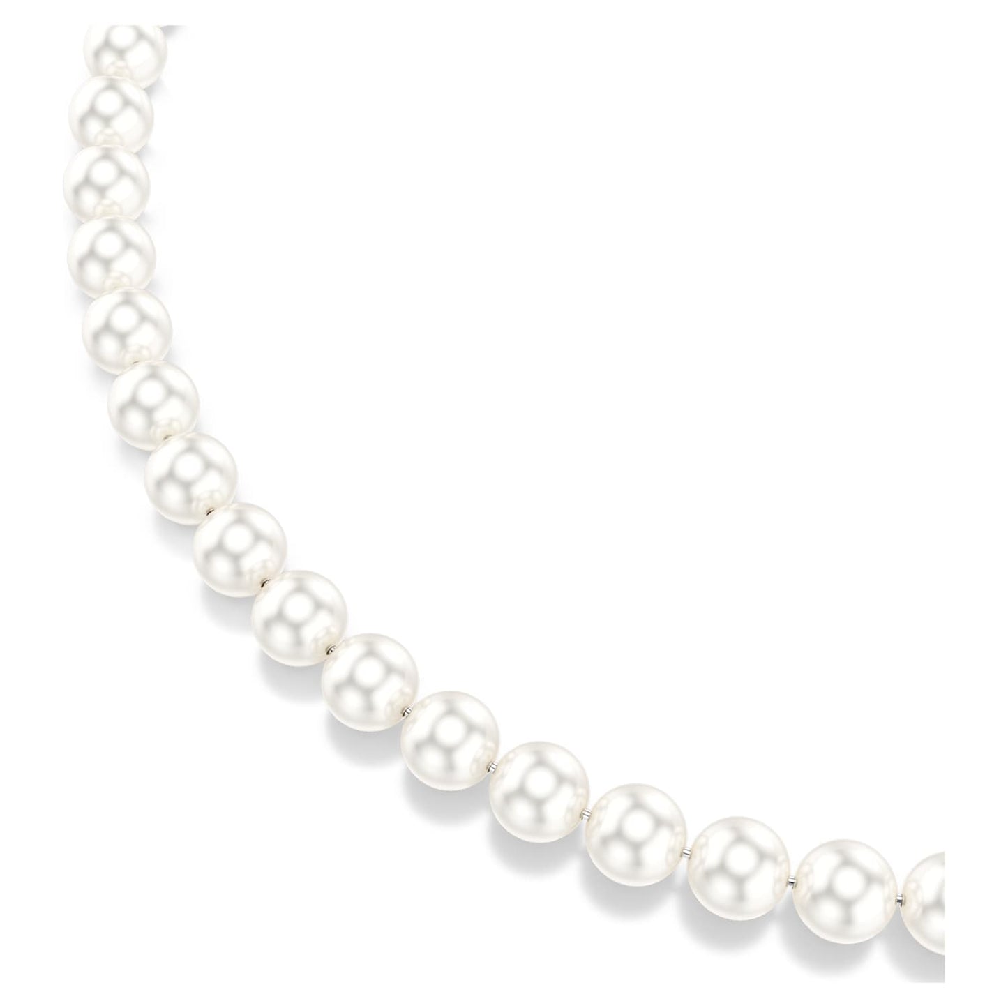 Collana all-around Matrix, Perle, Magnetica, Bianco, Placcato rodio - foto 3