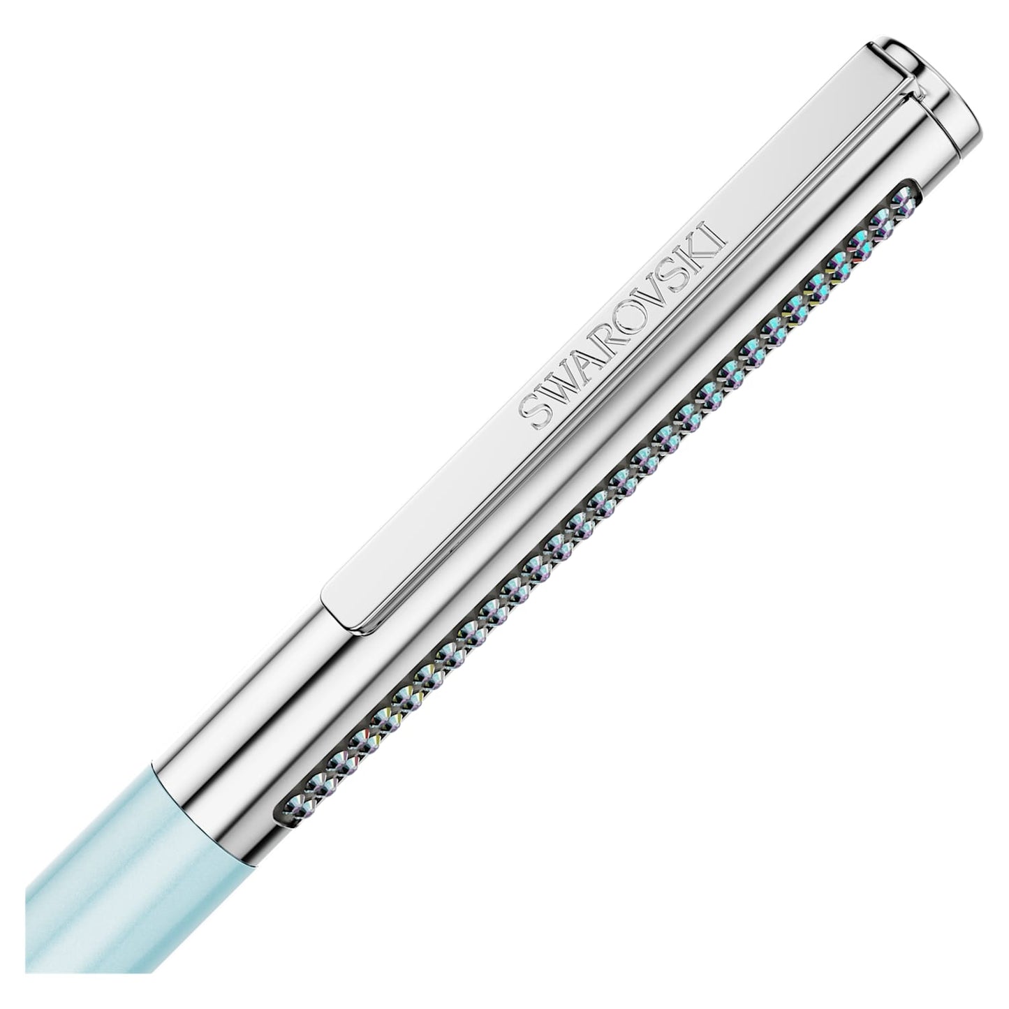 Penna Matrix, Pavé, Azzurro chiaro, Placcato acciaio - foto 4