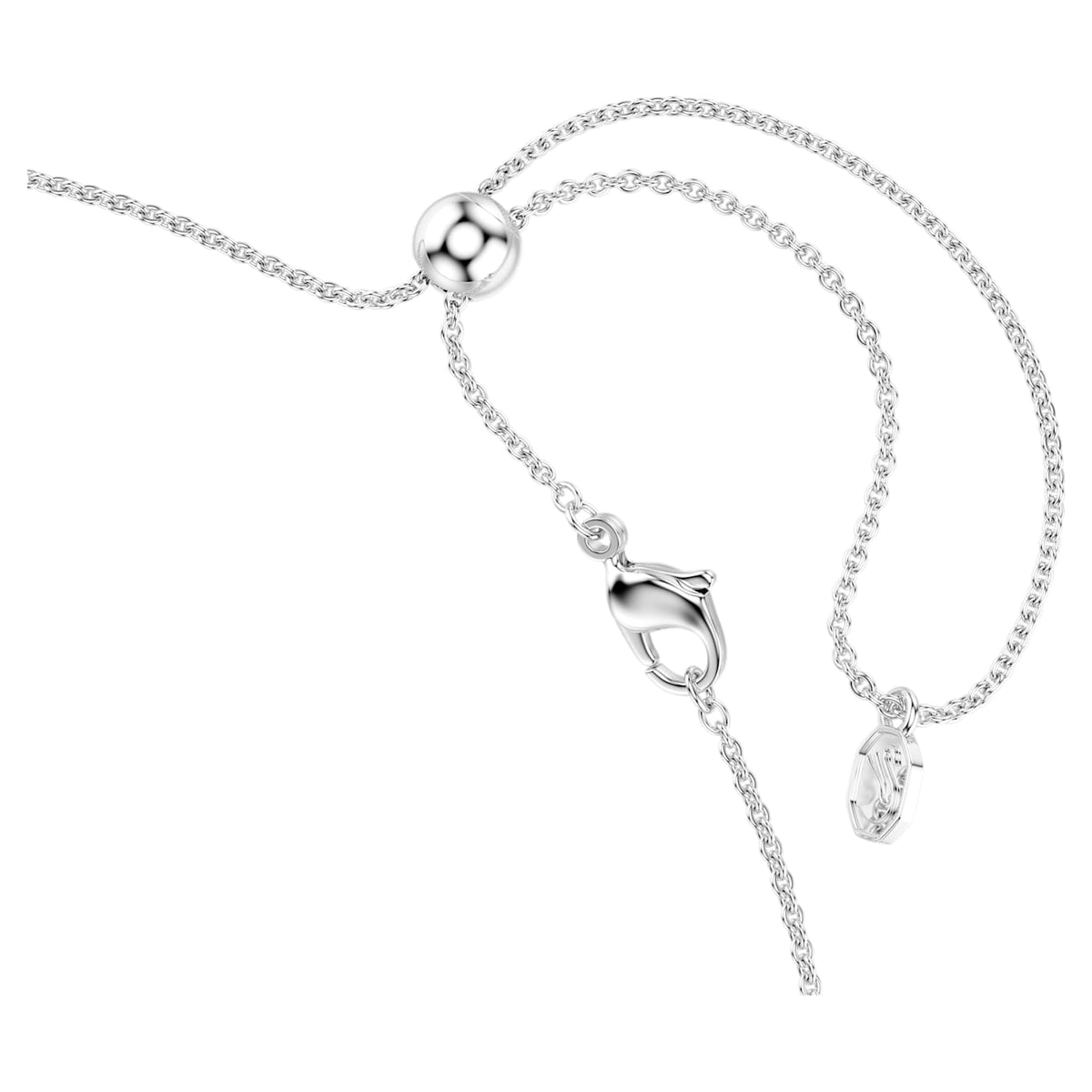 Collana Matrix, Sfumatura di tagli Round, Multicolore, Placcato rodio - foto 4