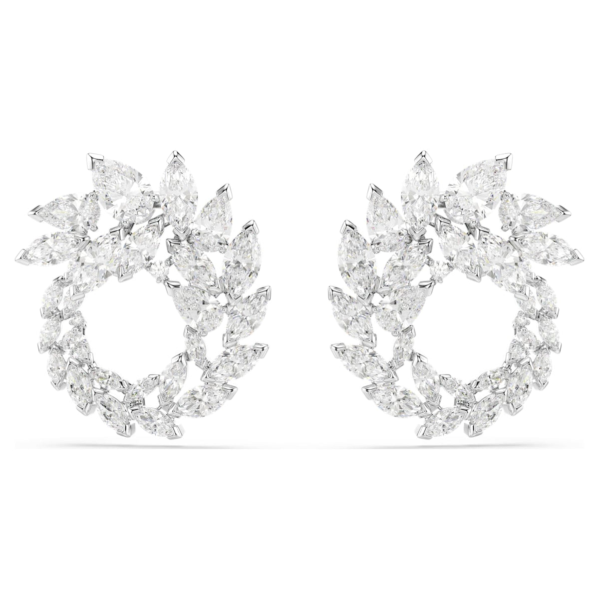 Orecchini a cerchio Mesmera, Small Hoops, Bianchi
