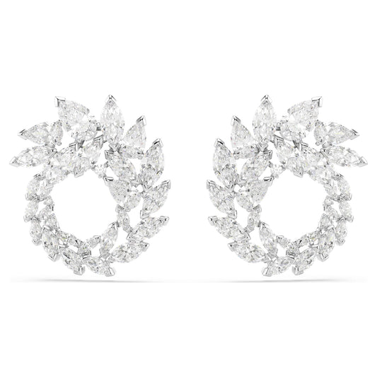 Orecchini a cerchio Mesmera, Small Hoops, Bianchi