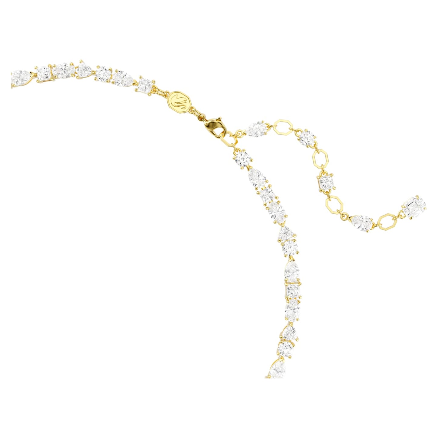 Collana Mesmera, Bianco, Placcato oro - foto 4