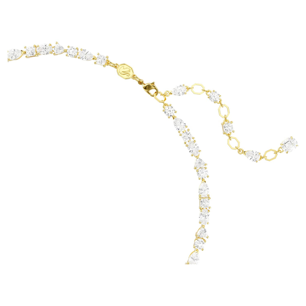 Collana Mesmera, Bianco, Placcato oro - foto 4