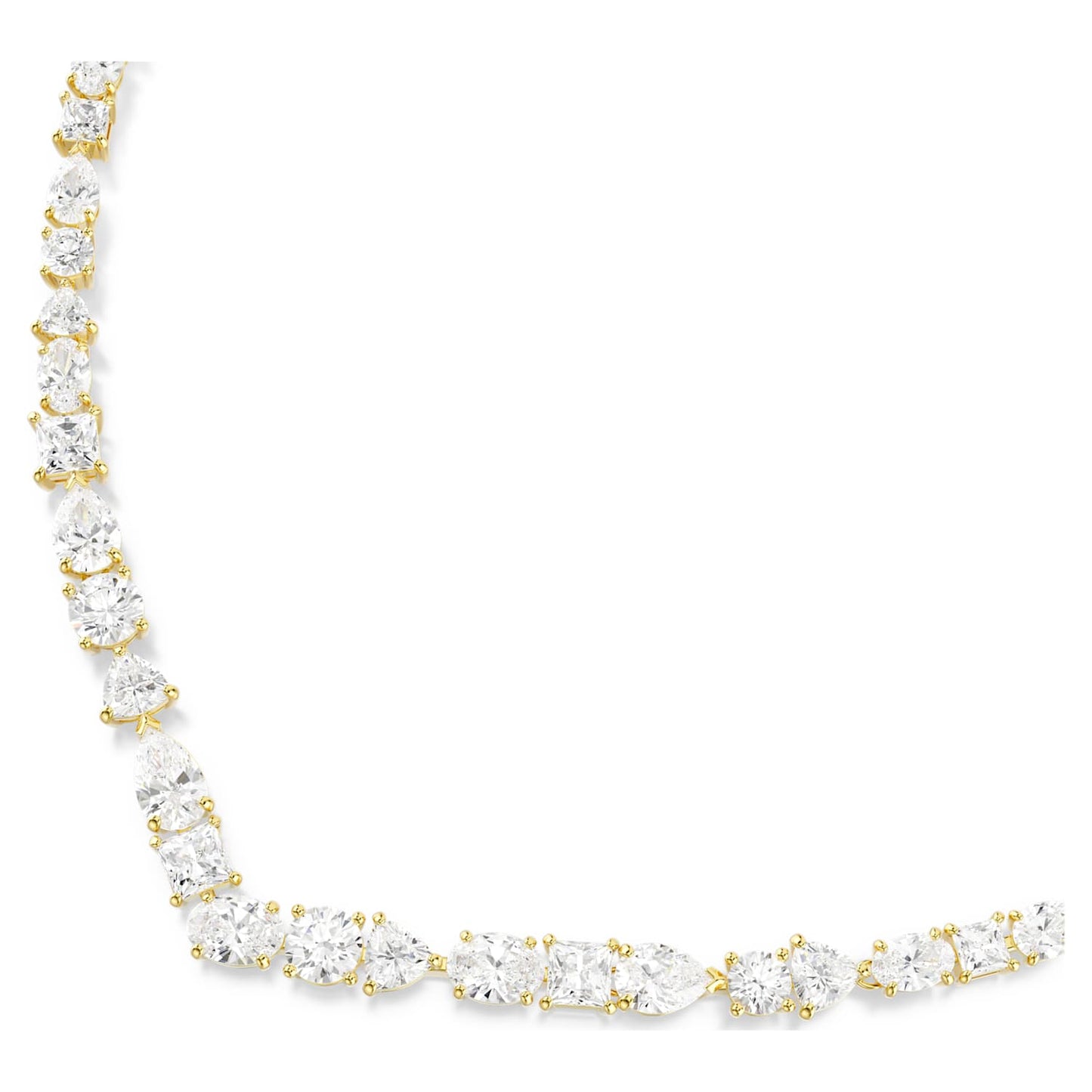 Collana Mesmera, Bianco, Placcato oro - foto 3
