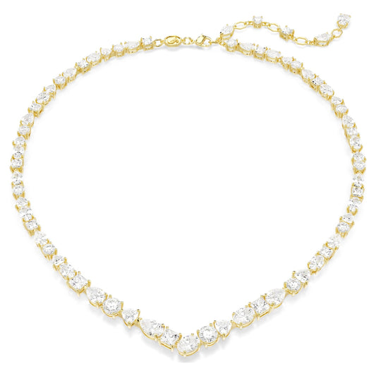 Collana Mesmera, Bianco, Placcato oro - foto 2