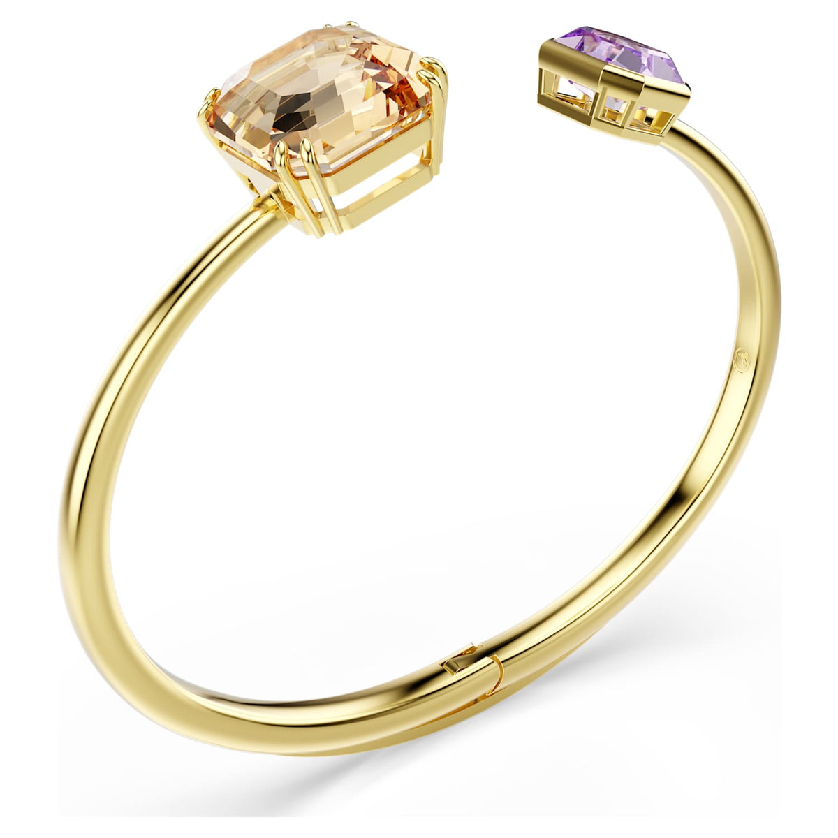 Bangle aperto Millenia, Taglio misto, Multicolore, Placcato oro - foto 4