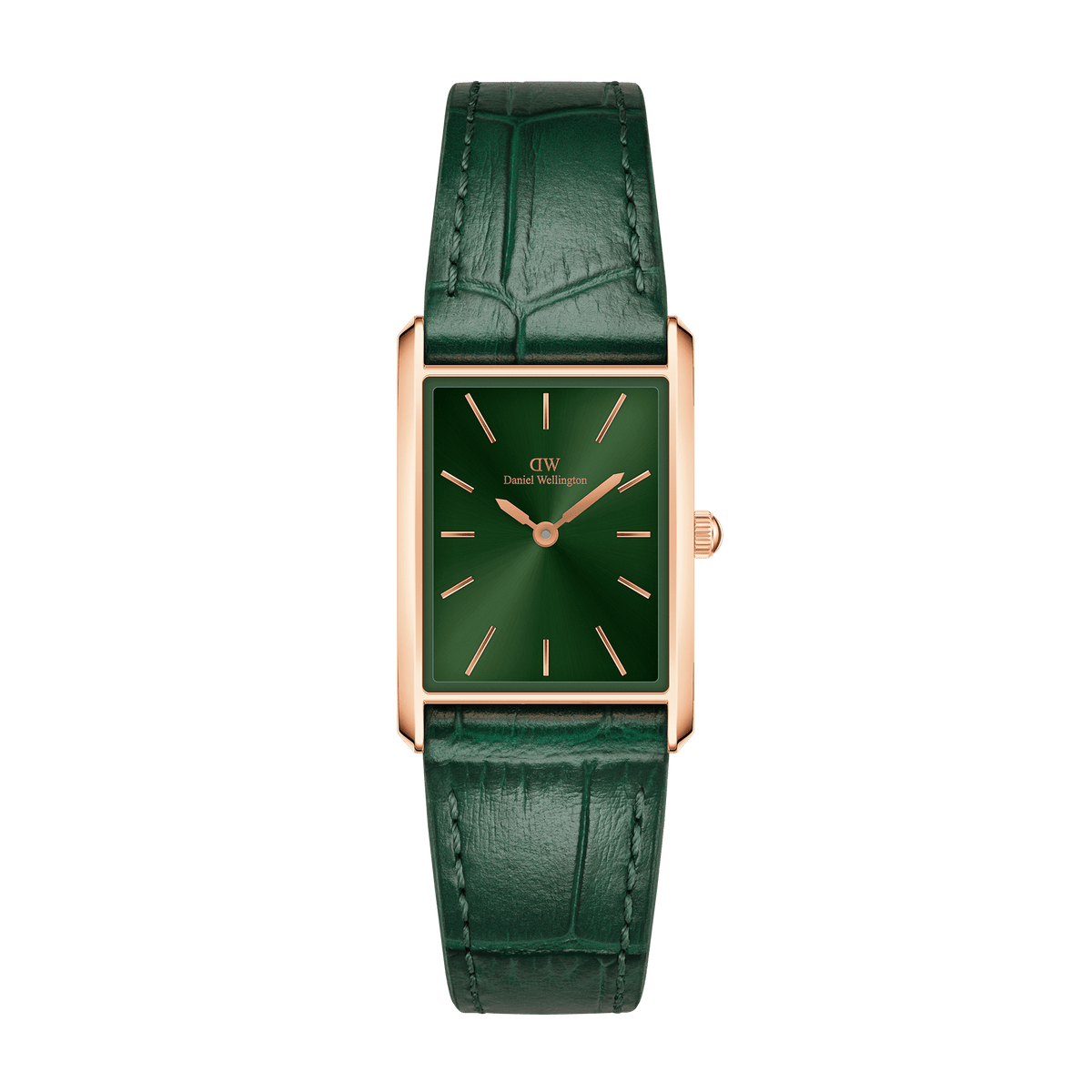 Daniel Wellington Bound Crocodile Emerald Sunray Rose Gold