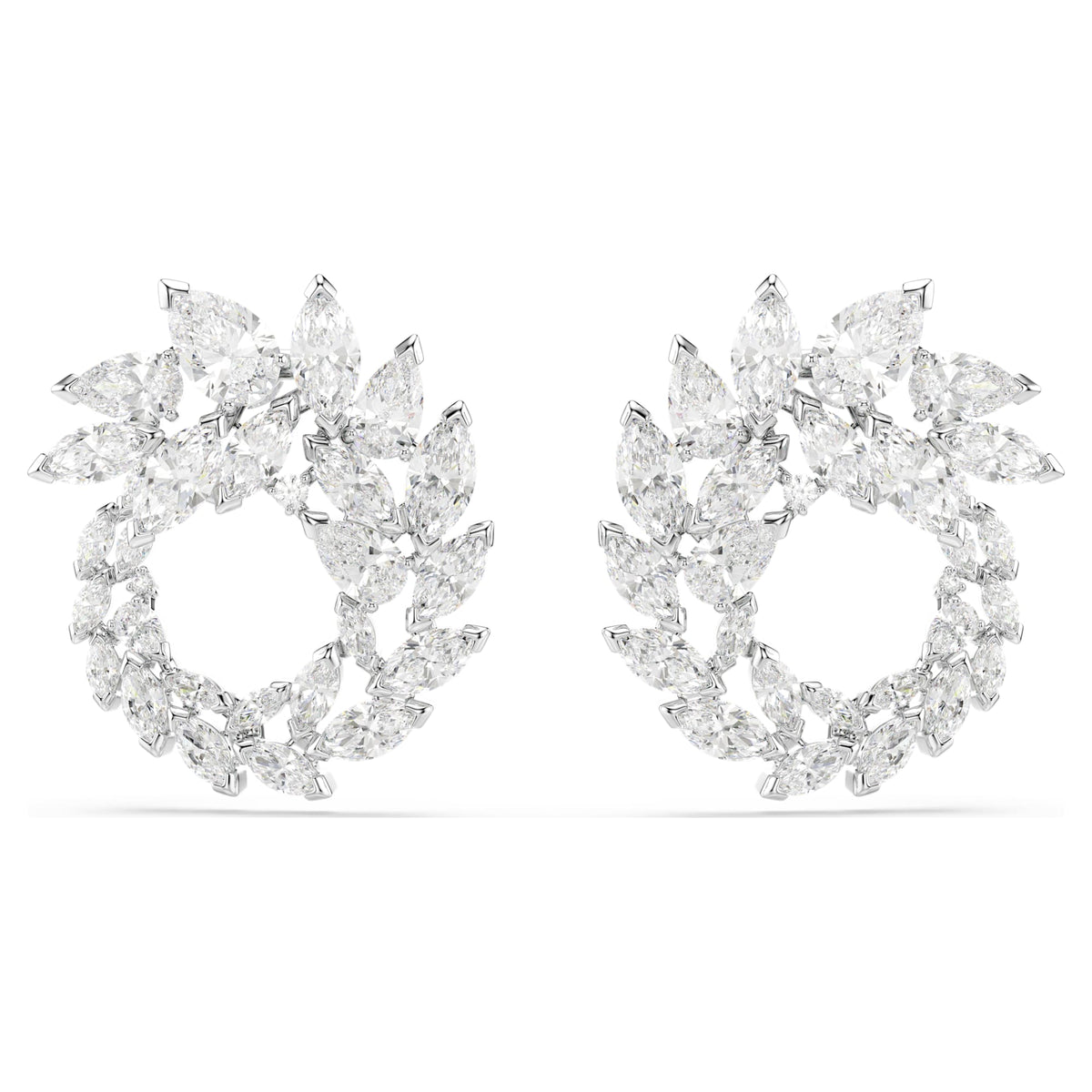 Orecchini a cerchio Mesmera, Small Hoops, Bianchi