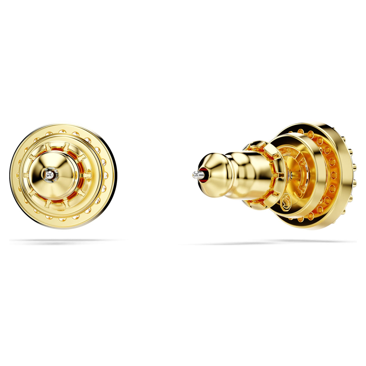 Orecchini a lobo Una Angelic, Taglio Round, Tono dorato, Finitura oro 18K