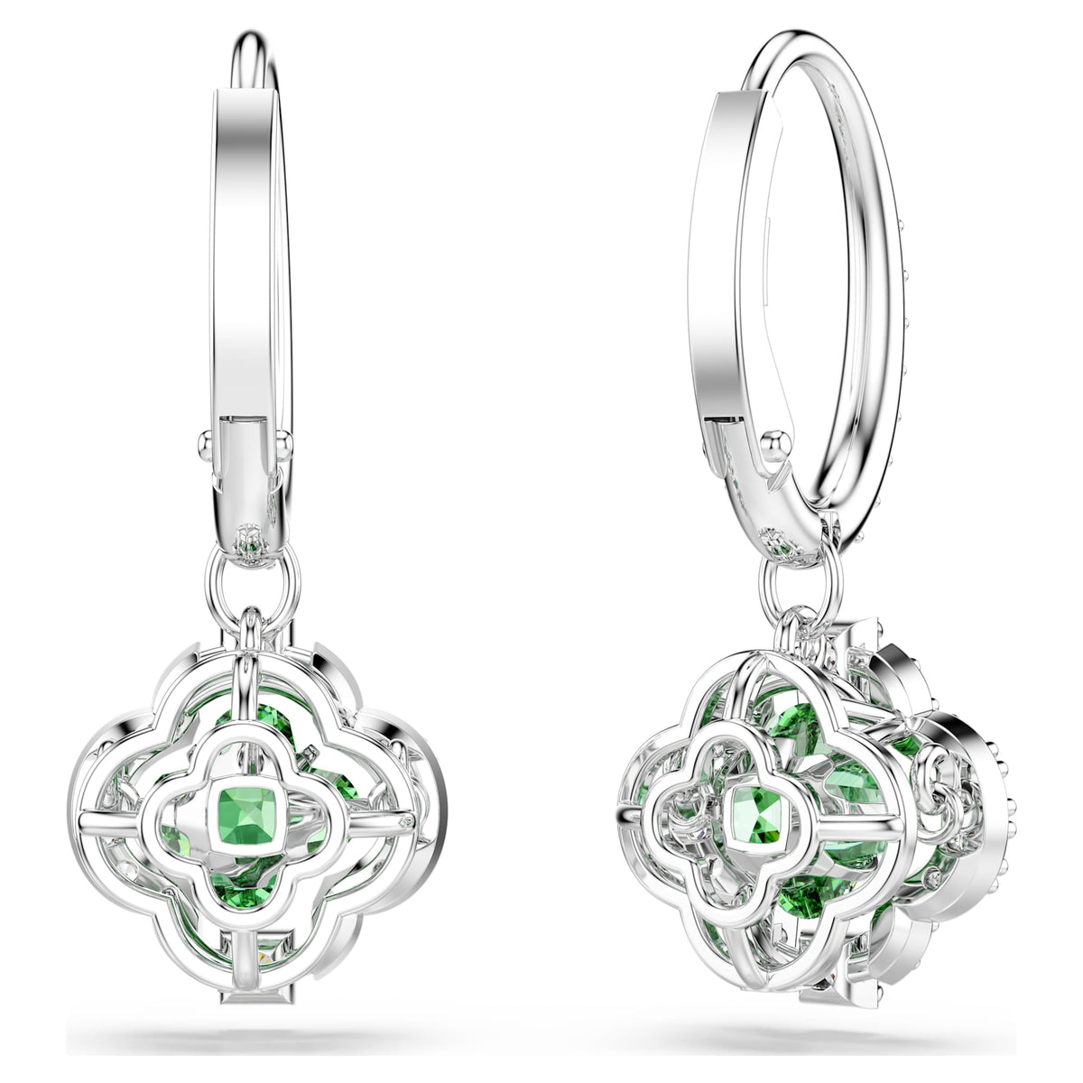 Orecchini Una, Clover, Taglio speciale, Bianchi