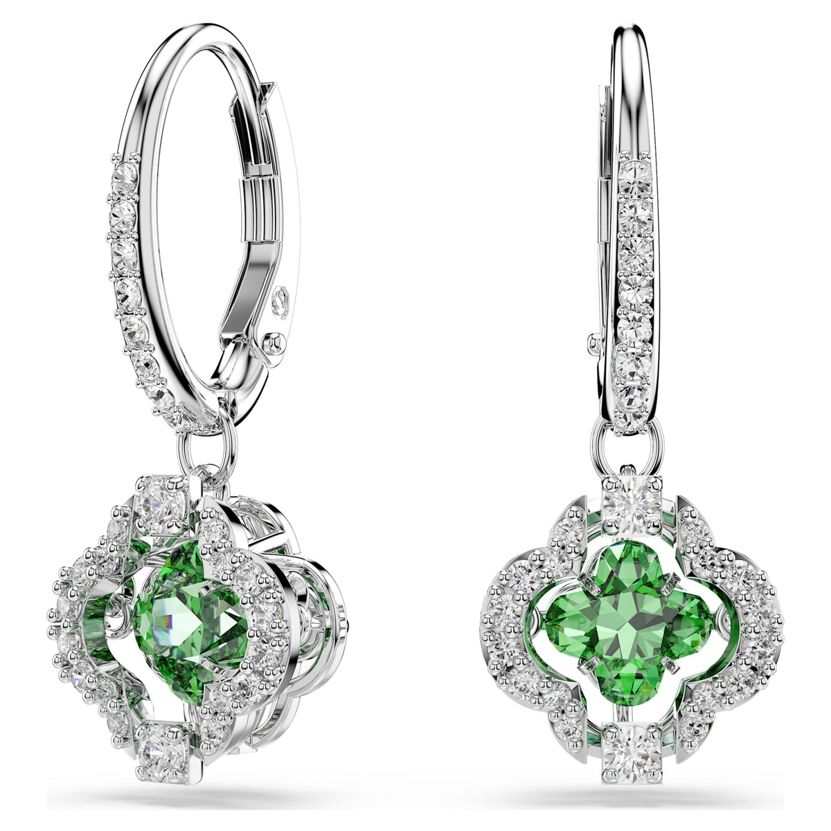 Orecchini Una, Clover, Taglio speciale, Bianchi