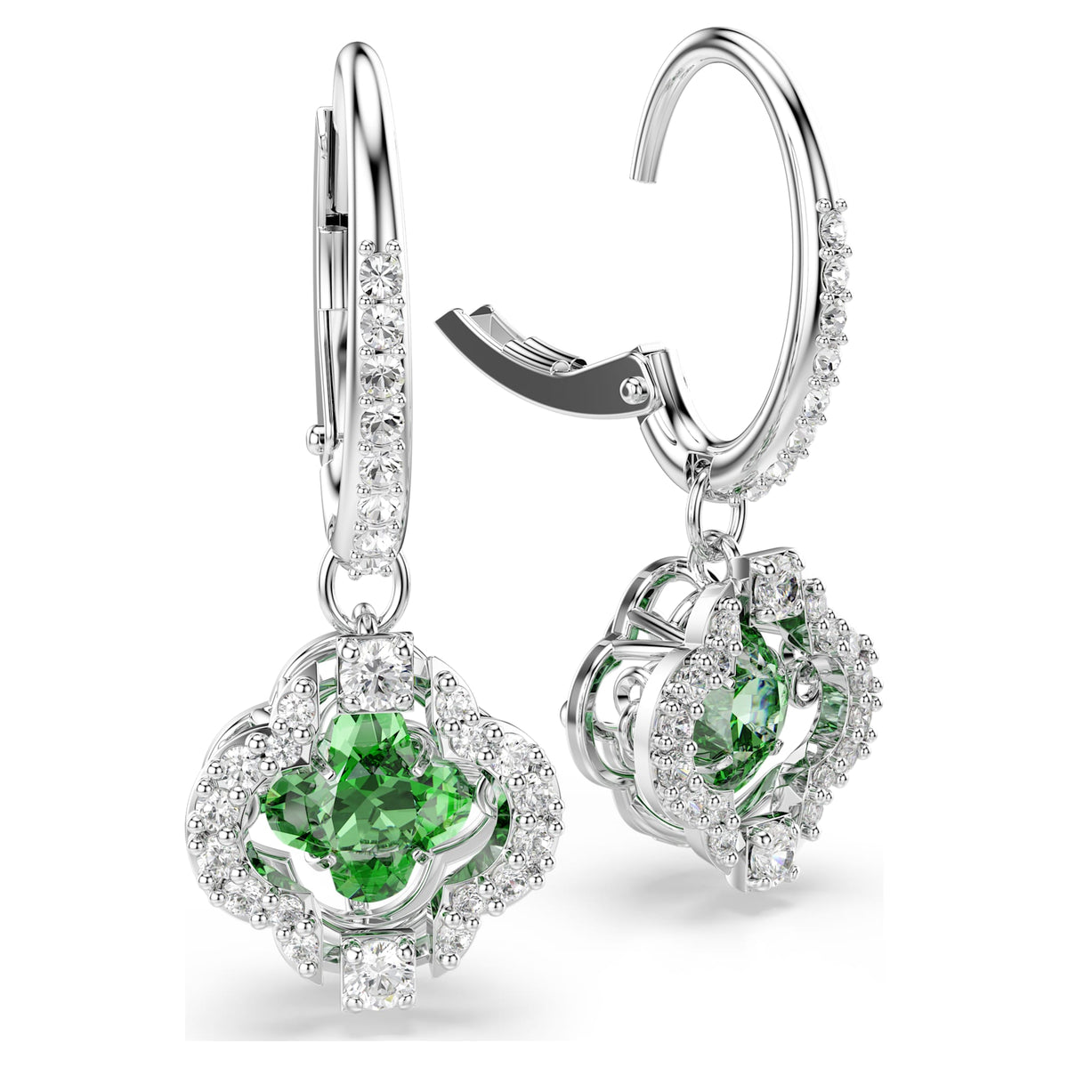 Orecchini Una, Clover, Taglio speciale, Bianchi
