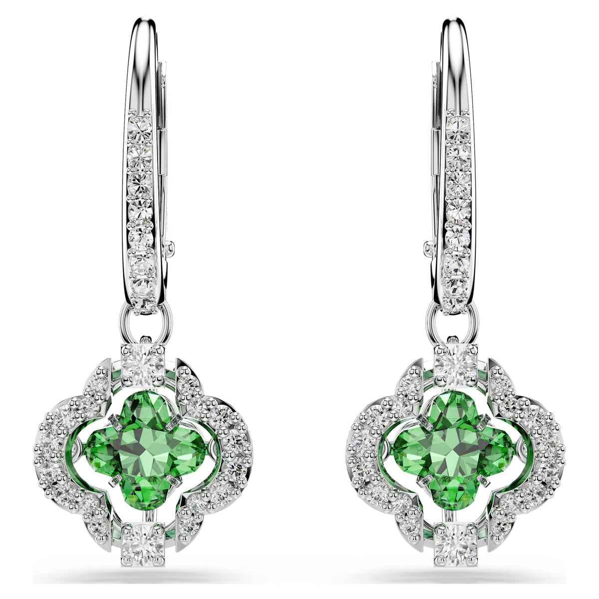 Orecchini Una, Clover, Taglio speciale, Bianchi