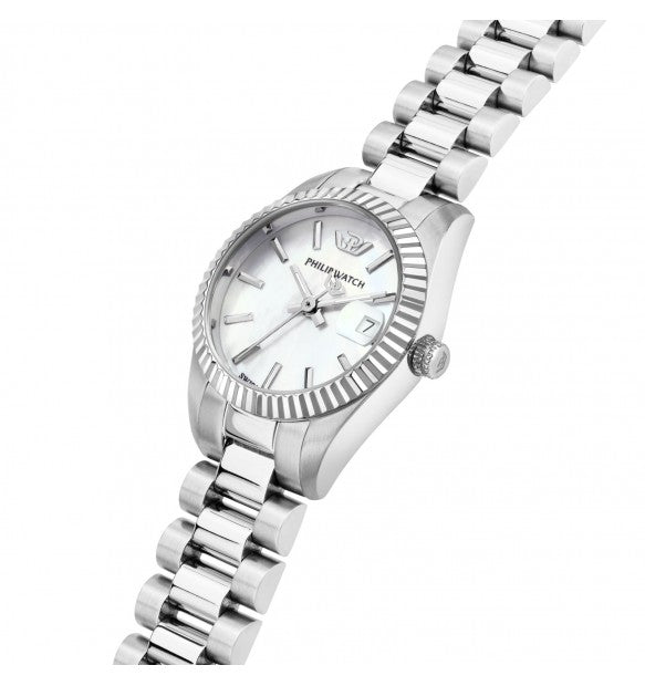 Philip Watch Caribe Mini Donna 24mm Bianco Madreperla