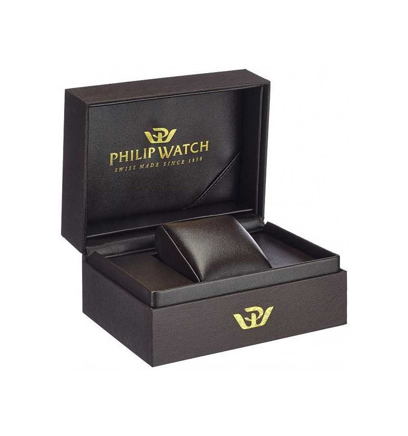 Philip Watch Windsurf R8251533001 - Orologio Uomo Marrone Oro Rosa 38mm