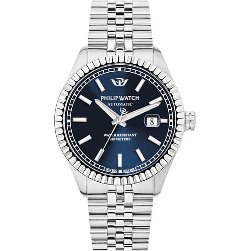 Philip Watch Caribe R8223597022 - Orologio Automatico Uomo Blu 41mm