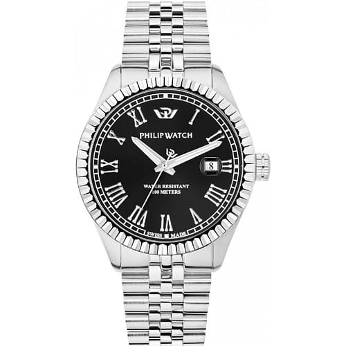Philip Watch Caribe R8253597074 - Orologio Multifunzione Uomo Nero 41mm