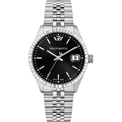 Philip Watch Caribe R8253597078 - Orologio Multifunzione Uomo Nero 39mm