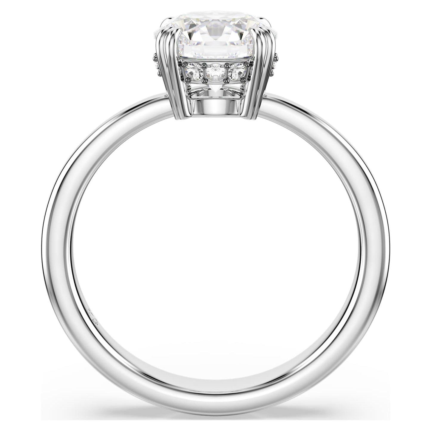 Anello Re Stilla, COCR, Bianco, Placcato rodio - foto 4
