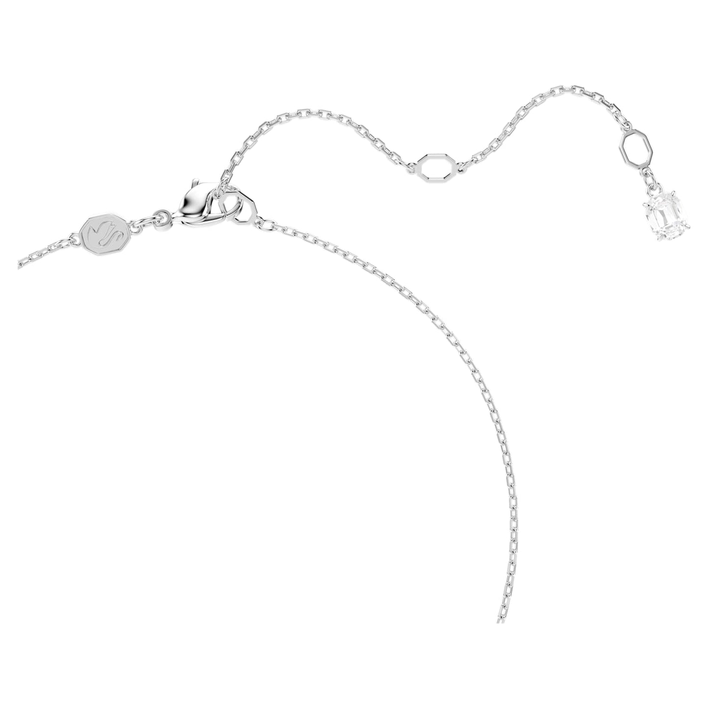 Pendente Swan, Bianco, Placcato rodio - foto 5
