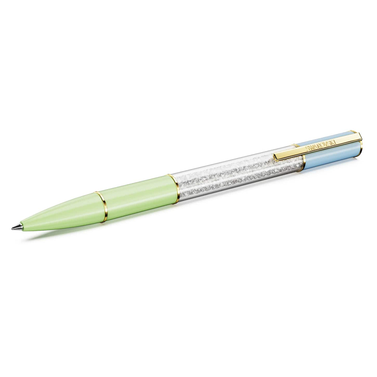 Swarovski Penna a sfera Crystalline, Multicolore, Placcato color oro