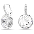 Swarovski Orecchini pendenti Millenia, Taglio Round, Bianchi, Placcato rodio