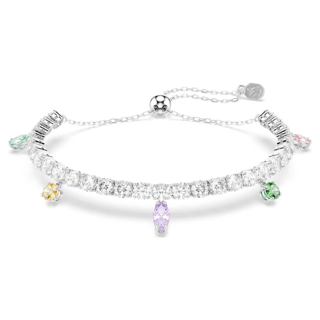 Swarovski Braccialetto Ariana Grande x Swarovski, Taglio misto, Multicolore, Placcato rodio