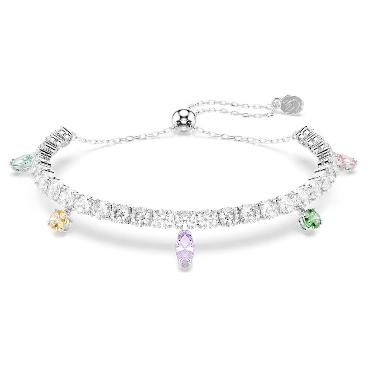 Swarovski Braccialetto Ariana Grande x Swarovski, Taglio misto, Multicolore, Placcato rodio