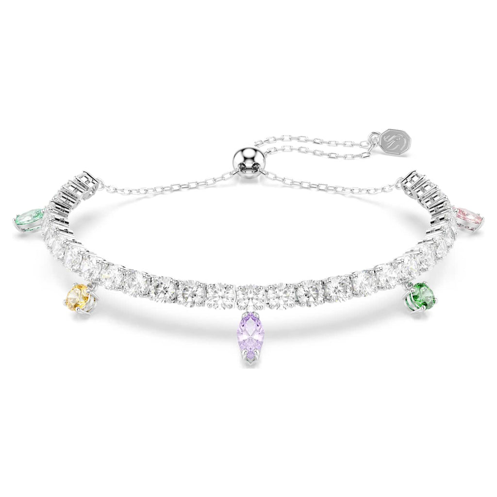 Swarovski Braccialetto Ariana Grande x Swarovski, Taglio misto, Multicolore, Placcato rodio