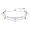 Swarovski Braccialetto Ariana Grande x Swarovski, Taglio misto, Multicolore, Placcato rodio