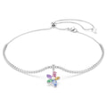 Swarovski Girocollo Ariana Grande x Swarovski, Taglio misto, Fiore, Multicolore, Placcato rodio