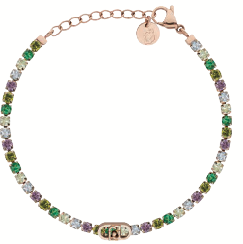 Bracciale Tennis Oro Rosa Multicolor Liu Jo LJ3220 - foto 1