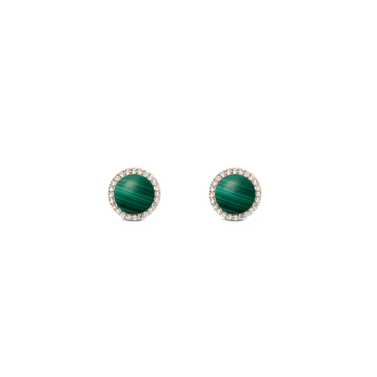 Daniel Wellington Audrey Earrings Malachite Gold