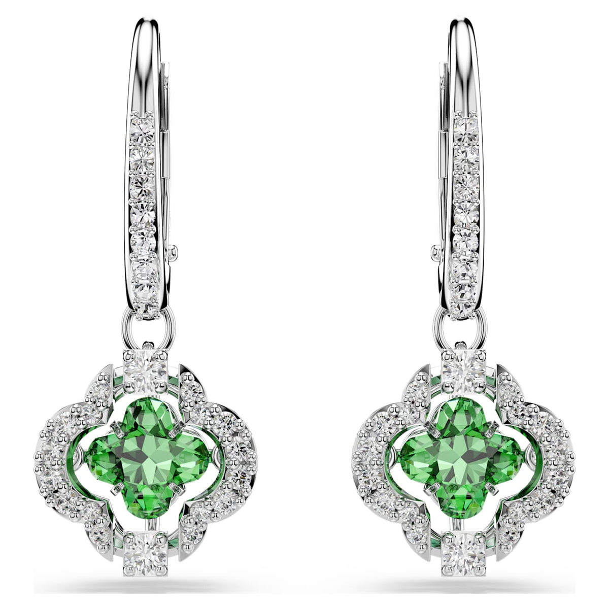 Orecchini Una, Clover, Taglio speciale, Bianchi