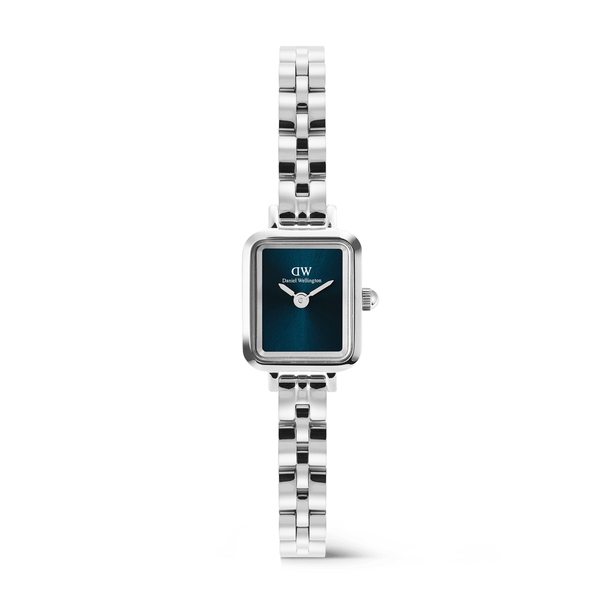 Daniel Wellington Quadro Mini Arch 3-Link 15x18mm Arctic Sunray Silver